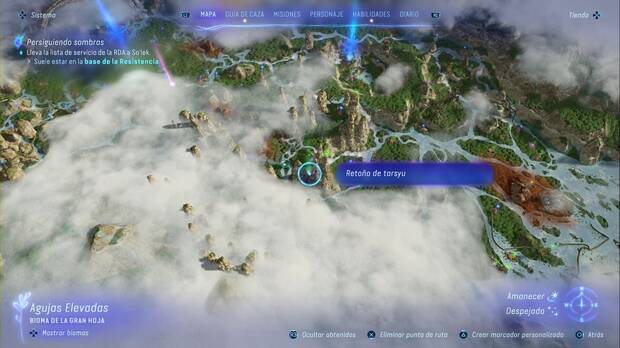 Avatar: Frontiers of Pandora - Retoños de tarsyu: retoño de tarsyu en el cañón de las Agujas Elevadas
