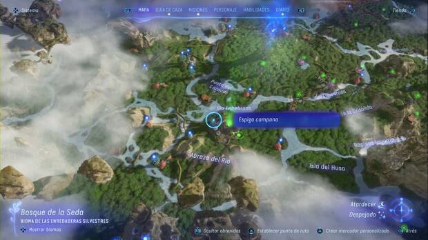 Avatar: Frontiers of Pandora - Espigas campana: espiga campana al oeste del Recolector de gas Alfa