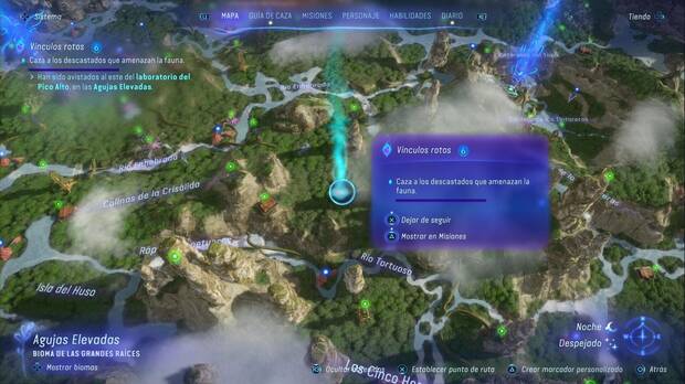 Avatar: Frontiers of Pandora - Vínculos rotos: zona de caza de descastados