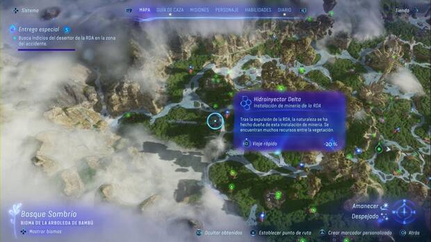 Avatar: Frontiers of Pandora - Entrega especial: punto donde activar la misión
