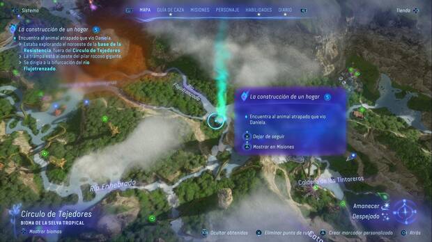 Avatar: Frontiers of Pandora - La construcción de un hogar: ubicación del segundo objetivo de la misión