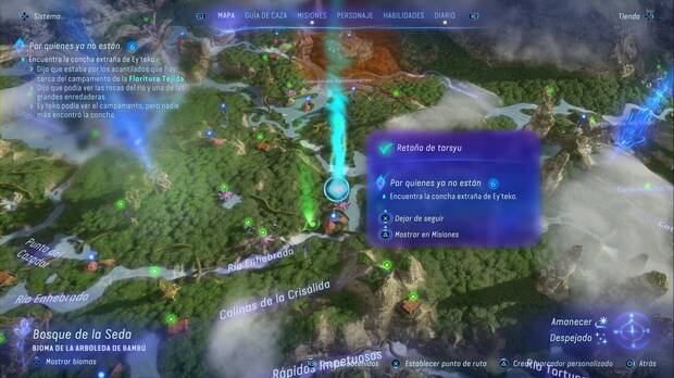 Avatar: Frontiers of Pandora - Por quienes ya no están: ubicación de la concha