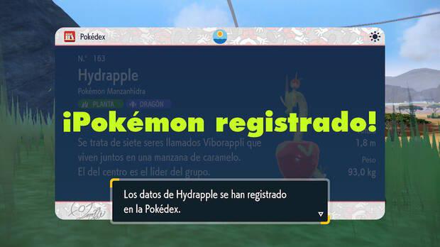 Pokémon Escarlata y Púrpura DLC 2 - Cómo evolucionar a Dipplin en Hydrapple