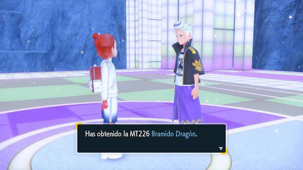 Pokémon Escarlata y Púrpura DLC 2 - Conseguir la MT 226 Bramido Dragón para evolucionar a Dipplin en Hydrapple