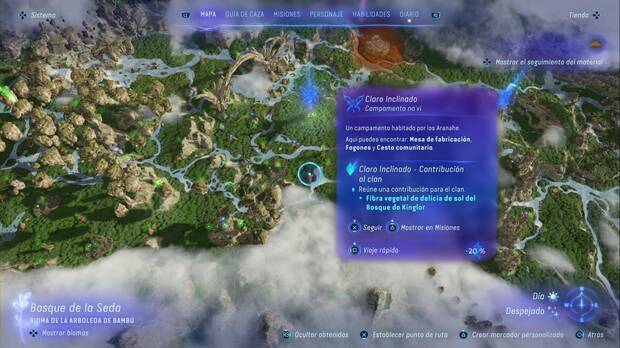 Avatar: Frontiers of Pandora - Contribuciones con la comunidad Aranahe: Claro Inclinado