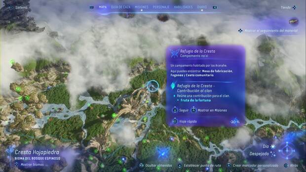 Avatar: Frontiers of Pandora - Contribuciones con la comunidad Aranahe: Refugio de la Cresta