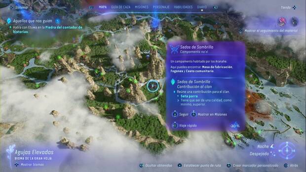 Avatar: Frontiers of Pandora - Contribuciones con la comunidad Aranahe: Sedas de Sombrilla