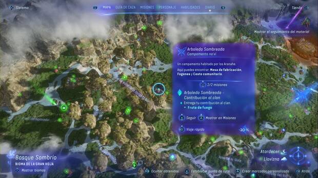 Avatar: Frontiers of Pandora - Contribuciones con la comunidad Aranahe: Arboleda Sombreada