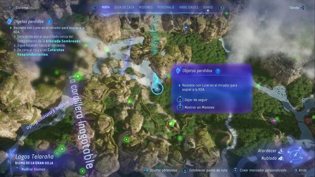 Avatar: Frontiers of Pandora - Objetos perdidos: objetivo de la misión