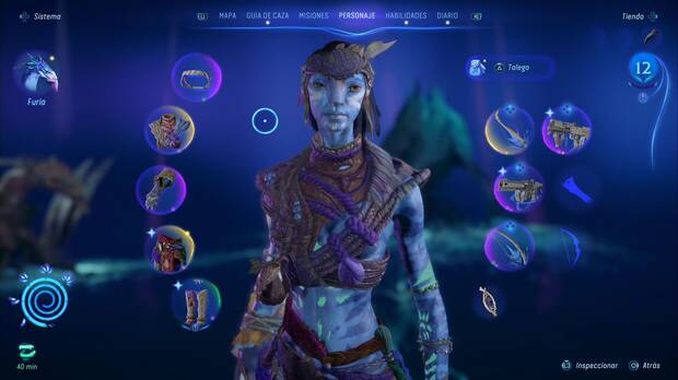 Avatar: Frontiers of Pandora - El clan nómada: personaje a nivel 12