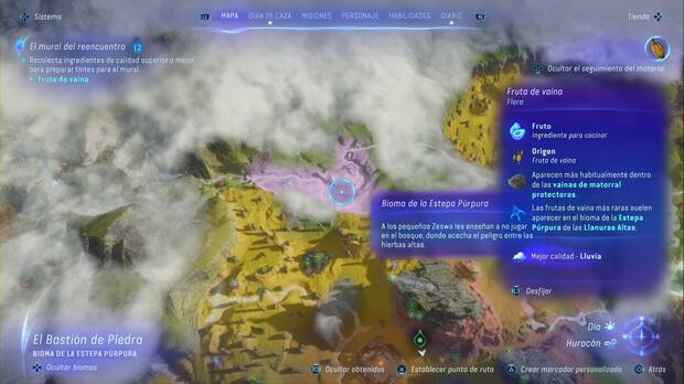 Avatar: Frontiers of Pandora - El mural del reencuentro: dónde encontrar Fruta de vaina