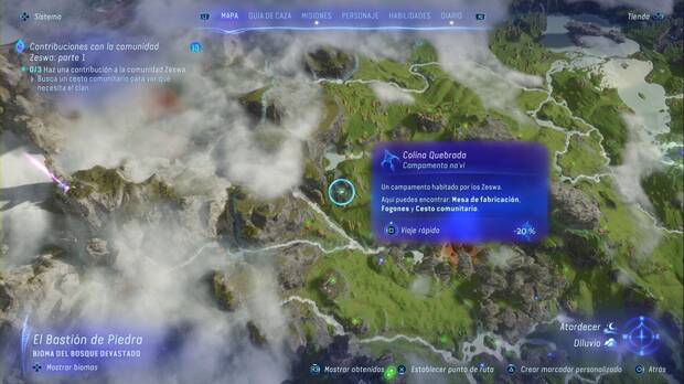 Avatar: Frontiers of Pandora - Campamentos na'vi: Colina Quebrada
