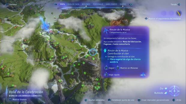 Avatar: Frontiers of Pandora - Campamentos na'vi: Rincón de la Música