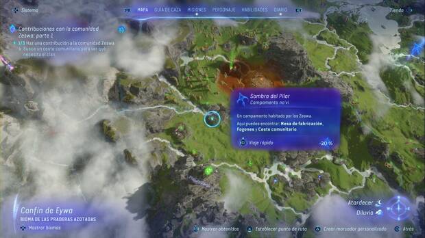 Avatar: Frontiers of Pandora - Campamentos na'vi: Sombra del Pilar