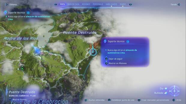 Avatar: Frontiers of Pandora - Soporte técnico: objetivo de la misión