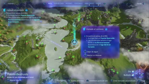 Avatar: Frontiers of Pandora - Llamada al combate: ubicación del convoy de la RDA