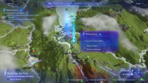 Avatar: Frontiers of Pandora - Miedo paterno: punto donde se activa la misión