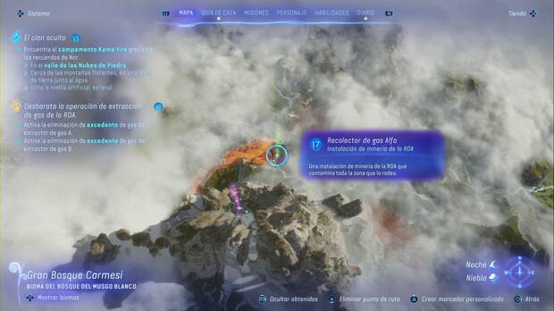 Avatar: Frontiers of Pandora - Instalaciones de la RDA del Bosque Nublado: Recolector de gas Alfa (2)
