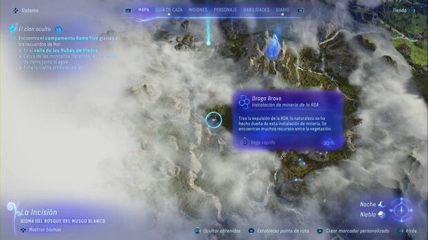 Avatar: Frontiers of Pandora - Instalaciones de la RDA del Bosque Nublado: Draga Bravo