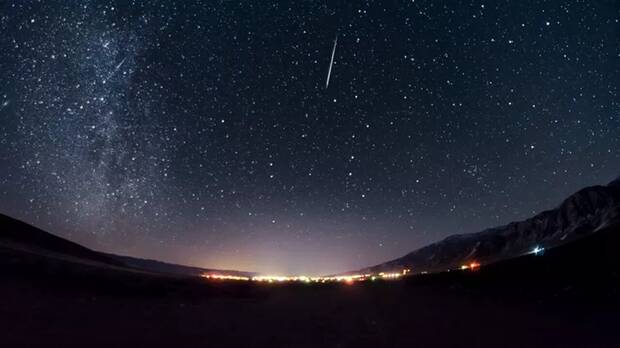 Luvia de estrellas de las �rsidas de 2019 (Getty)