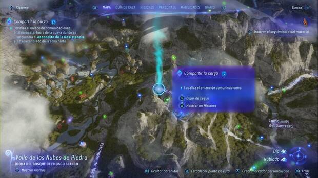 Avatar: Frontiers of Pandora - Compartir la carga: Ubicación del enlace de comunicaciones