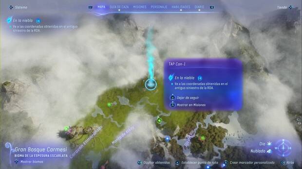 Avatar: Frontiers of Pandora - En la niebla: ubicación de TAP Con-1