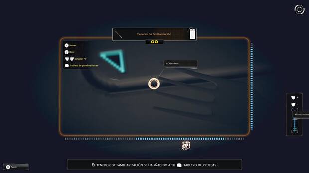 Los objetos con los que se puede interactuar suelen dar una pista de qui�n los utiliz�. �Con qu� fin? Eso es parte de tu trabajo.