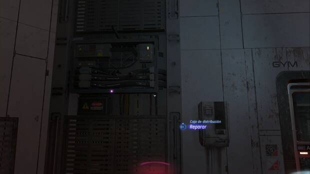 Avatar: Frontiers of Pandora - Despertar: caja de distribución junto a la puerta del gimnasio