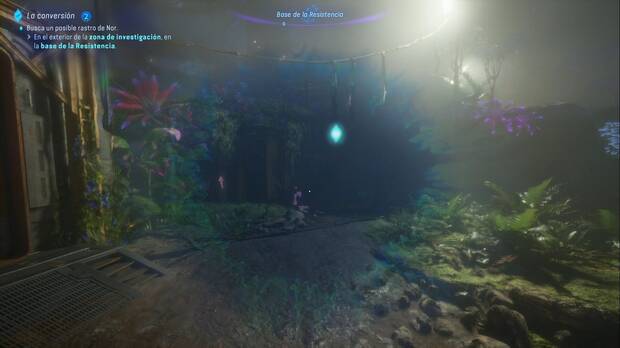 Avatar: Frontiers of Pandora - La Conversión: marcador de la misión con el rastro de Nor