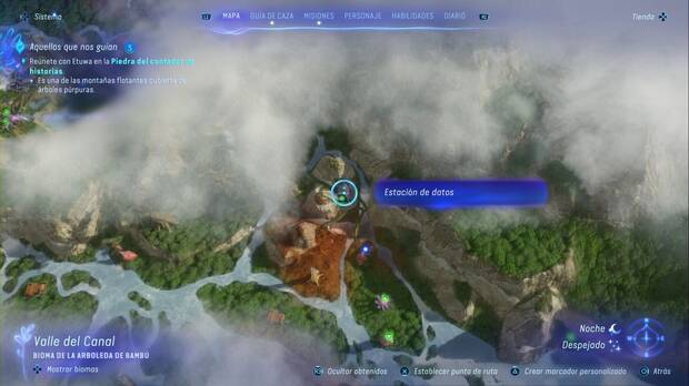 Avatar: Frontiers of Pandora - Estaciones de datos: estación de datos #1 en el Bosque de Kinglor