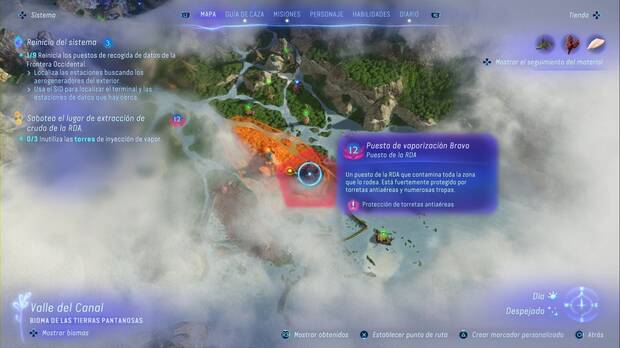 Avatar: Frontiers of Pandora - Instalaciones de la RDA: Puesto de vaporización Bravo