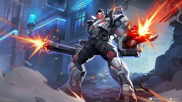 Marvel Rivals - Imagen del MVP Rompemuros de Punisher 2099