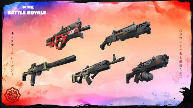 Fortnite Captulo 6 - Nuevas armas disponibles