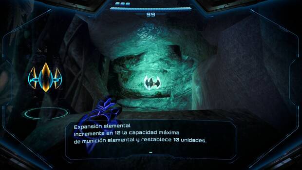 Metroid Prime 4: Beyond - Expansiones elementales, expansión elemental vista desde el escáner