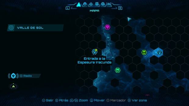 Metroid Prime 4: Beyond - Espesura Iracunda (II), ubicación de la Espesura Iracunda en el mapa de Viewros