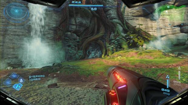 Metroid Prime 4: Beyond - Espesura Iracunda (II), bloqueo inflamable en el Mirador del acantilado