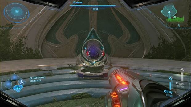 Metroid Prime 4: Beyond - Espesura Iracunda (II), flores de fuego de la zona de la Ceremonia de la Llama Sagrada