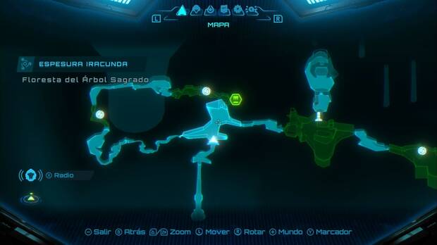 Metroid Prime 4: Beyond - Espesura Iracunda (II), ubicación de la Floresta del Árbol Sagrado