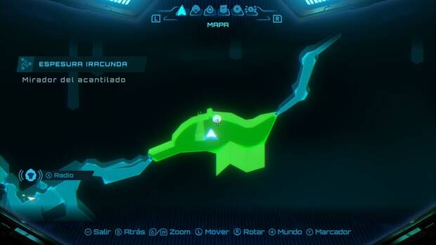 Metroid Prime 4: Beyond - Espesura Iracunda (II), ubicación del Mirador del acantilado