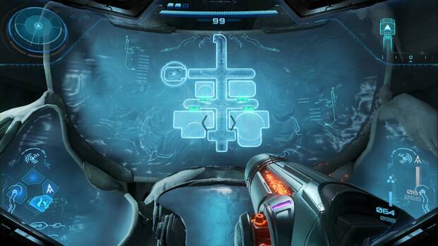 Metroid Prime 4: Beyond - Cinturón Glacial, puertas de la zona de los biolaboratorios abiertas