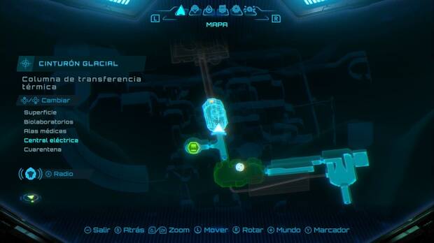 Metroid Prime 4: Beyond - Cinturón Glacial, ubicación de la Columna de transferencia térmica en la Central eléctrica