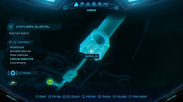 Metroid Prime 4: Beyond - Cinturón Glacial, ubicación de la sala del Generador en la Central eléctrica