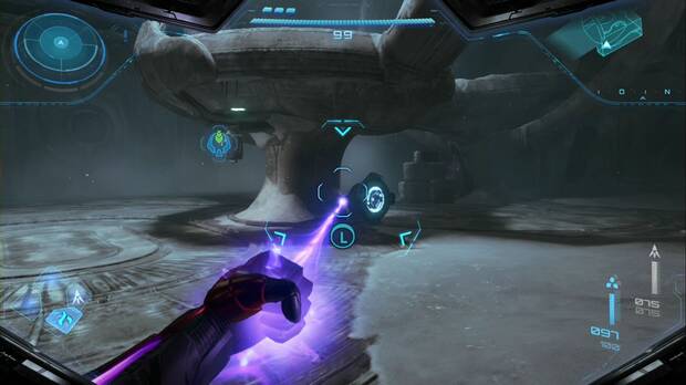 Metroid Prime 4: Beyond - Cintur�n Glacial, conector de bombas bajo las turbinas