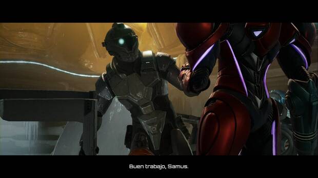 Metroid Prime 4: Beyond - Cintur�n Glacial, Reger Tokabi agradece su ayuda a Samus