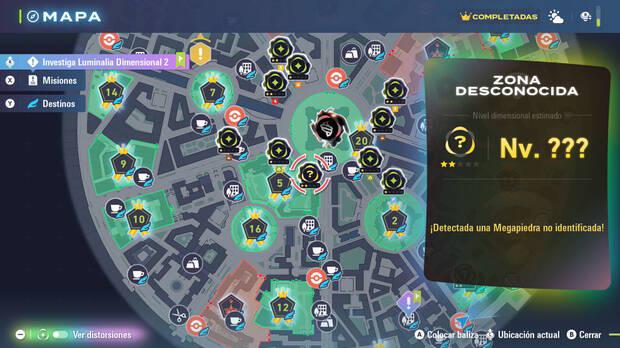 Leyendas Pokémon Z-A DLC Megadimensión - Zonas dimensionales desconocidas