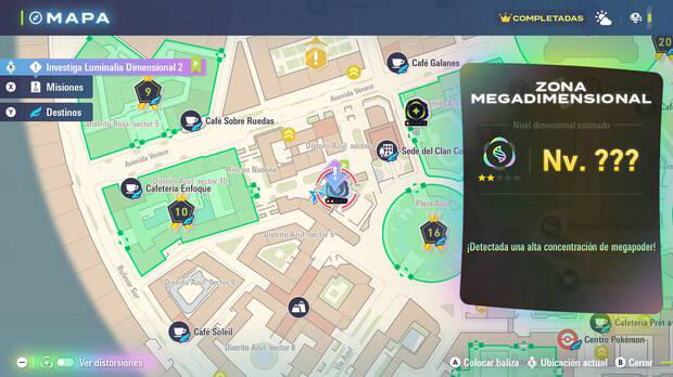 Leyendas Pokémon Z-A DLC Megadimensión - Zonas Megadimensionales