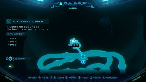Metroid Prime 4: Beyond - Fundición Voltaica (II), ubicación del Puesto de seguridad de los circuitos de prueba