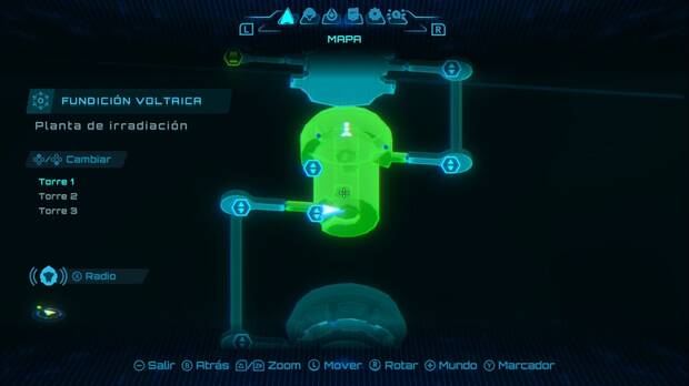 Metroid Prime 4: Beyond - Fundición Voltaica (II), ubicación de la Planta de irradiación en la Torre 1