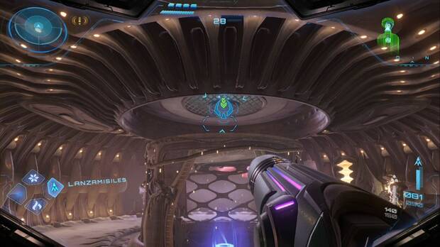 Metroid Prime 4: Beyond - Fundición Voltaica (II), escotilla sobre el ascensor 3 de la Torre 2