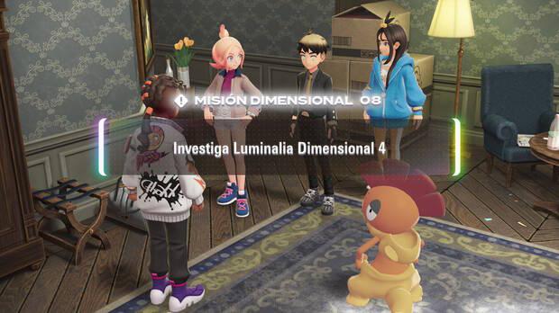Leyendas Pokémon Z-A DLC Megadimensión - Misión dimensional Investiga Luminalia Dimensional 4